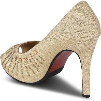 Kielz Women Gold Heels