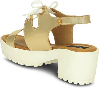 Kielz Women Gold Heels