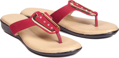 

Bare Soles Women Red Flats