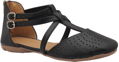 

ALKAWAL Girls Sports Sandals(Black