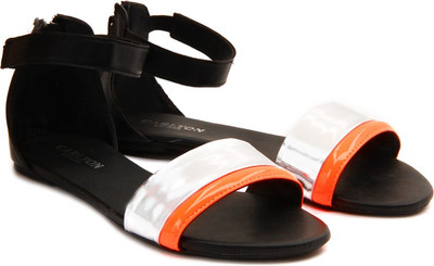 

Carlton London Women Sil/Orge Flats