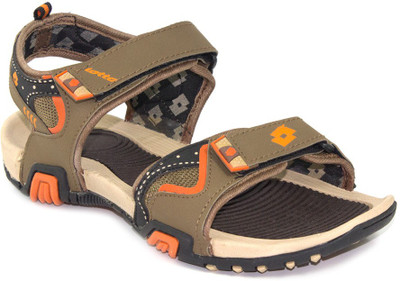 

Lotto Men Brown Orange Sandals