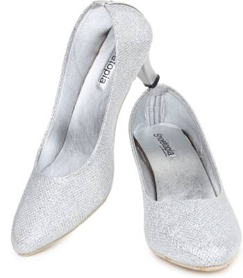 Shoetopia Women White Heels