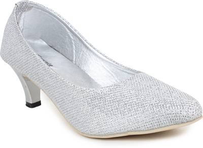 Shoetopia Women White Heels