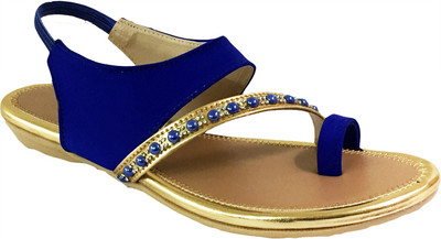 

With The Fashion Women BLUE Flats