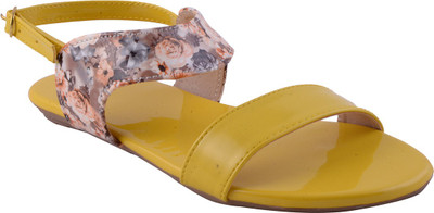 

Adorn Women Yellow Flats