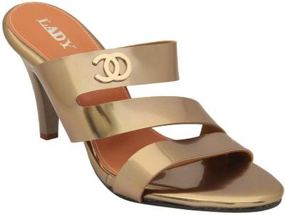 Shumiya Women Golden Heels