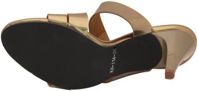 Shumiya Women Golden Heels