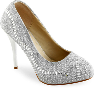 

Shuz Touch Women Silver Heels