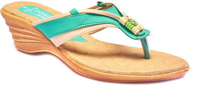 

Dolphin Miles Women Green Wedges