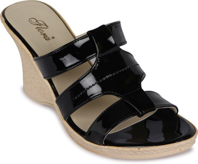 

Flora Women 01, Black Wedges