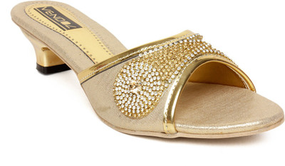 Vendoz Women Golden Heels
