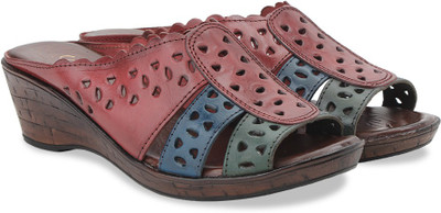 

Catwalk Women Red Multi Wedges