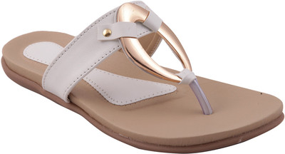 

Adorn Women White And Beige Flats