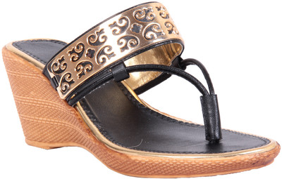 

Adorn Women Black Wedges