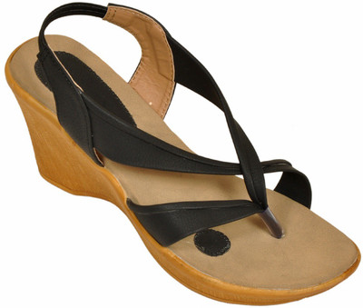 

Bare Soles Women Black Wedges