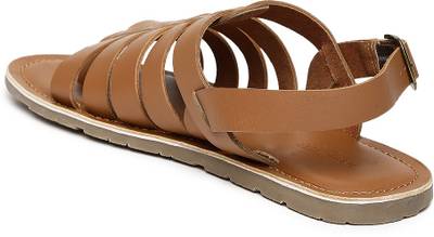Invictus Men Tan Sports Sandals