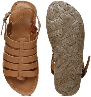 Invictus Men Tan Sports Sandals