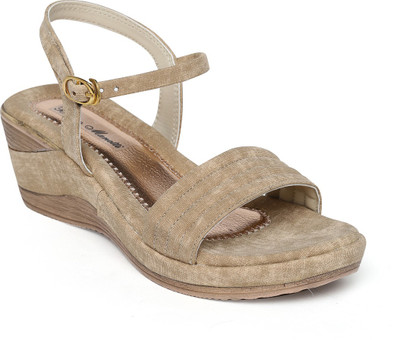 

Bruno Manetti Women Beige Wedges