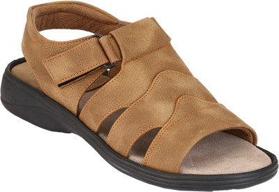 

Azzaro Black Men Camel Sandals