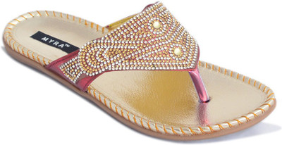 Myra Women Burgundy Flats