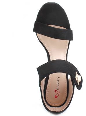 Shuberry Women Black Heels