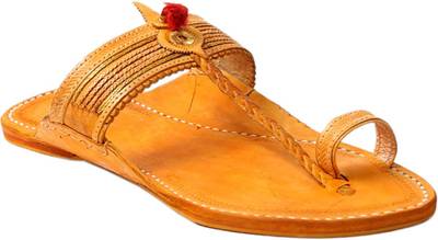 eKolhapuri Men Yellow Sandals