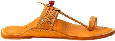 eKolhapuri Men Yellow Sandals
