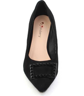 Shuberry Women Black Heels