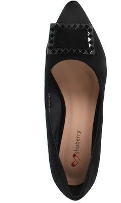 Shuberry Women Black Heels