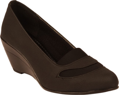 49% OFF on Zachho Girls Wedges(Black)