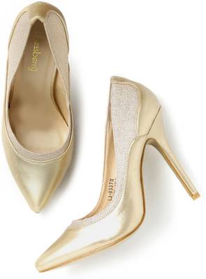 Dressberry Women Gold Heels