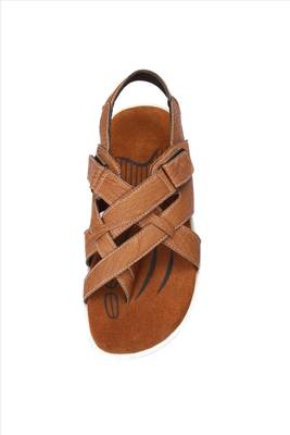 Shoegaro Men Tan Sandals