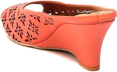 Ten Women Orange Heels