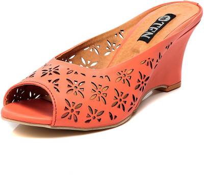 Ten Women Orange Heels