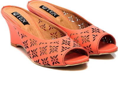 

TEN Women Orange Heels
