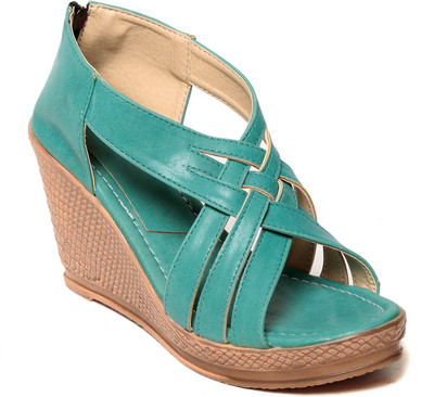 

Adorn Women Green Wedges