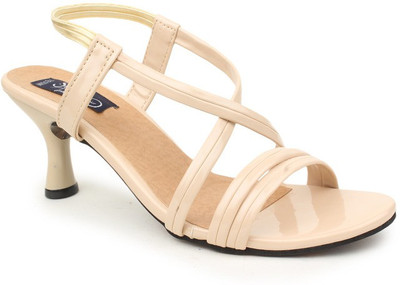 

Sindhi Footwear Women Beige Heels