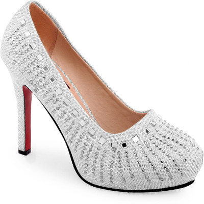 

Shuz Touch Women SILVER Heels