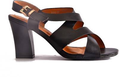 Vanson Women Black Heels