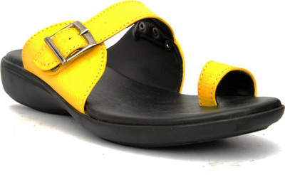

Bruno Manetti Women Yellow Flats
