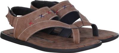 Kraasa Men Tan Sandals