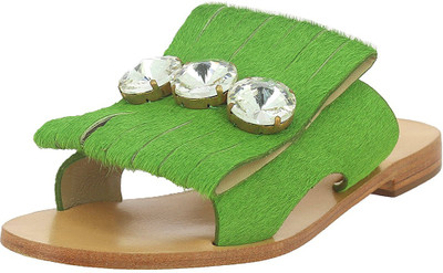 

SAINT G Women Green Flats