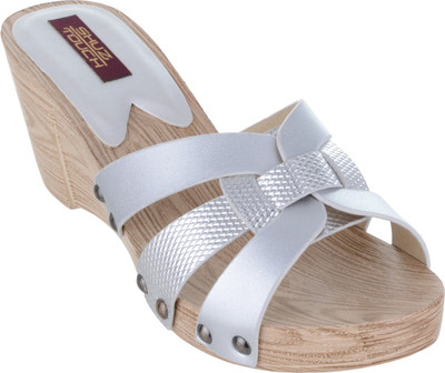 

Shuz Touch Women SILVER Wedges