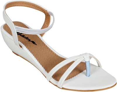 

Bellafoz Women White Wedges