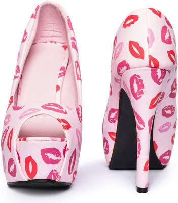Rialto Women Pink Multicolour Heels