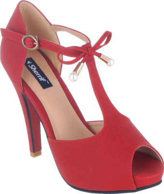 

Sherrif Shoes Women RED Heels