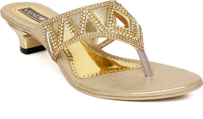 

Vendoz Women Golden Heels