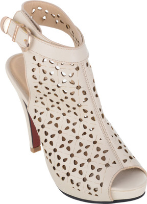 

Sherrif Shoes Women CREAM Heels