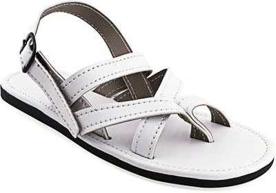 Paduki Men White Sandals